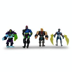 Masters of The Universe Figures Trap Jaw He-Man Stratos Skeletor MOTU Lot of 4